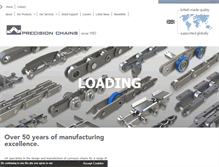 Tablet Screenshot of precision-chains.com